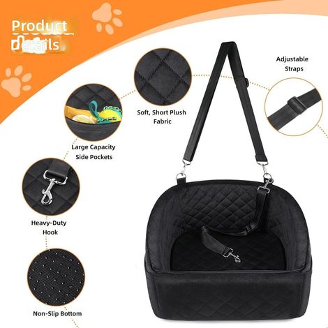 Housse de siège auto pour chiens, protection voyage petite et moyenne taille (1/5)