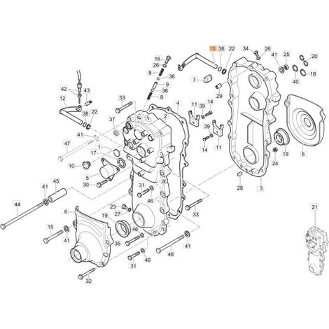 ORIGINAL LINKER AUSRÜCKHEBEL EMAK YF1375013