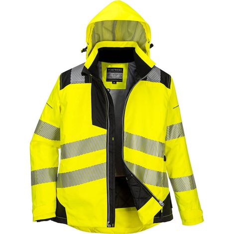 Chaqueta PW3 de Invierno para Mujer - Confort y Estilo / Amarillo Negro / S