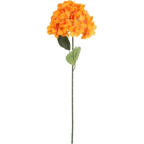 Ramo di ortensia 68 cm arancione (1/3)