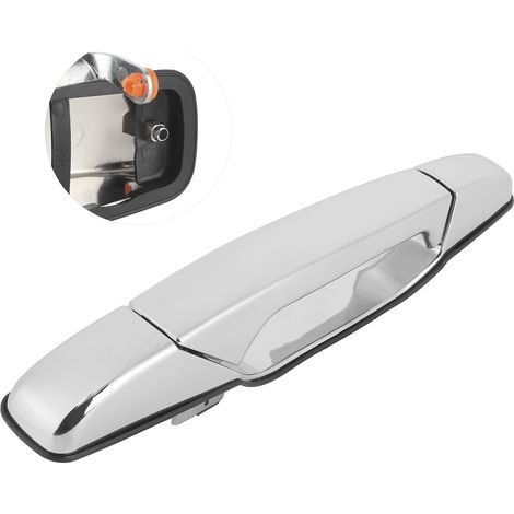 Rechter vorderer Außentürgriff RH für Chevrolet 25960526, silbernes Autozubehör, Ersatzteil für die Außenseite, Karosserieteil, Metallic-Finish. (1/5)