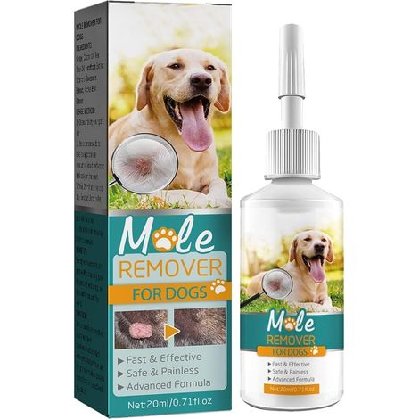 Éliminateur de Verrues pour Chiens, Dissolvant Naturel pour Chien, Traitement Efficace des Verrues pour Chiens, Naturel et Doux, 20 ml (1/5)