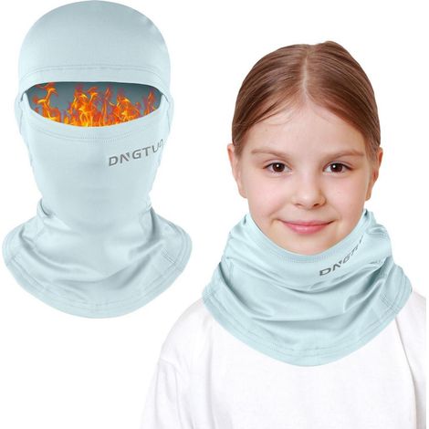 Kinder Sturmhaube Winter 4-12 Jahre, winddicht, warm, für Radfahren, Skifahren, unter dem Helm (1/5)