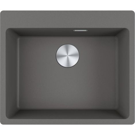 Franke Einbaubecken Maris MRG 610-54 A Fragranit Steingrau, Druckknopfventil (1/3)