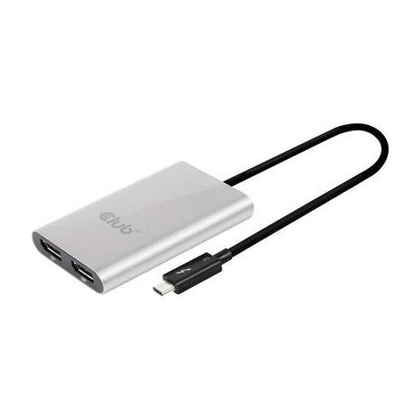 Club3d Thunderbolt™ 3 to Displayport™ 1.2 Dual Monitor 4K 60Hz (1/5)