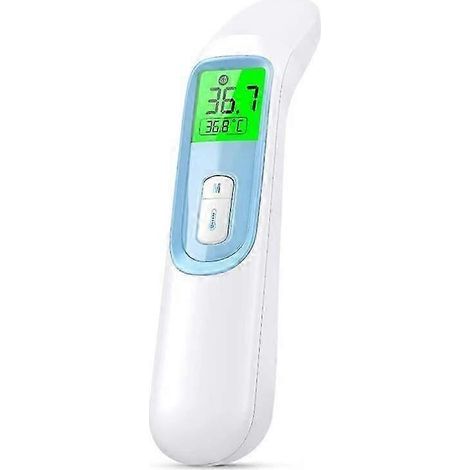 Thermomètre frontal infrarouge sans contact avec alarme de fièvre. fonction mémoire. dispositif médical à lecture rapide (1/4)