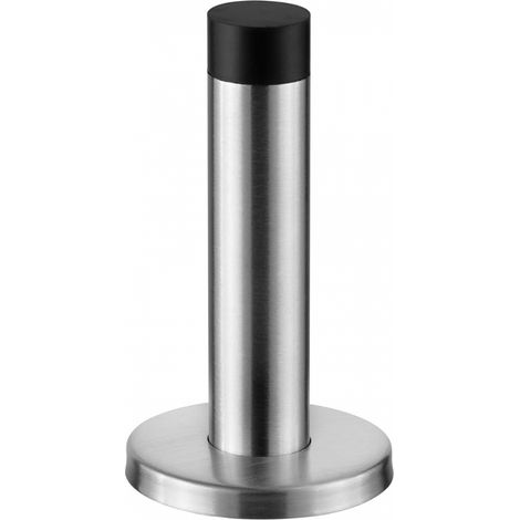 Stop Porte Robuste pour Plinthes - Butee de Porte Murale en Acier Inoxydable avec Pointe en Caoutchouc- Butoir Arret Mural -Bloque Porte Interieur (1/5)