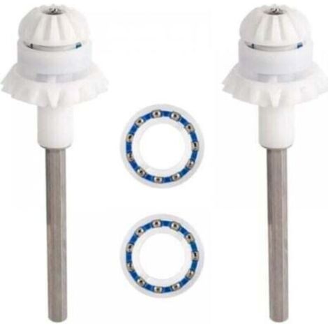 2 pezzi pulitore piscina per MX8 MX8EL MX6 MX6EL Elite, accessori albero di trasmissione di ricambio per pulitore piscina Zodiac, con cuscinetto ruota motore (1/4)