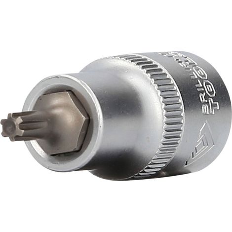 BRILLIANT TOOLS  1/2" Vaso  de punta  RIBE de  55 mm  de largo  M5 -  BT022720 (1/4)