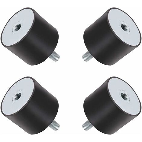 Tigrezy 4 Stück M8 20 mm Stehbolzen, Anti-Vibrations-Gummisolatoren, Spulenmontage, Bootsschalldämpferblock-Stoßdämpfer (1/5)