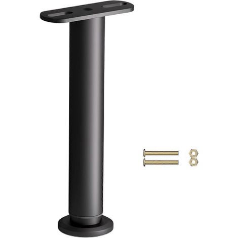 Outils professionnels, installation facile, base de support de meuble réglable, colonnes en acier laminé à froid, compatible avec diverses surfaces, plusieurs couleurs disponibles, 4 pièces. (1/5)
