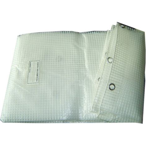 Telo leno trasparente con rete (3x4 mt)