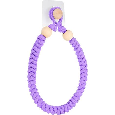 Bardusch-Porte-papier toilette, porte-papier toilette, anneaux muraux pour décoration de salle de bain, violet clair (1/5)