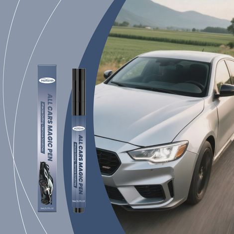 Car scratch repair pen - convenient for restoring, polishing, and repairing scratches on car paint - 5ml (1/5)