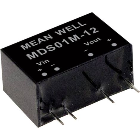 Module convertisseur CC/CC Mean Well MDS01N-15 Nbr. de sorties: 1 x 67 mA 1 W 1 pc(s) Q121472 (1/2)