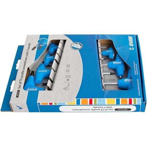 No-name Juego de destornilladores Torx 7 piezas acero cromo-vanadio