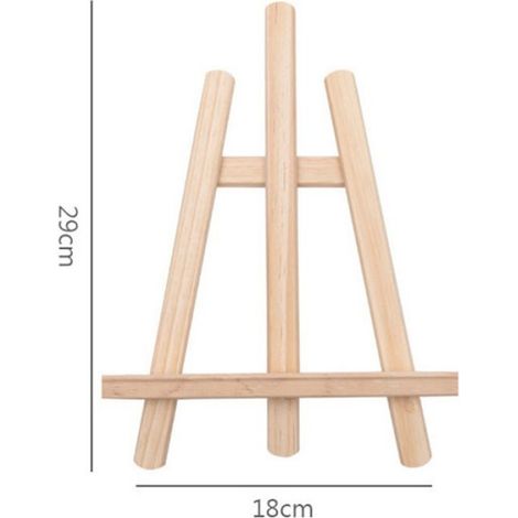 Support De Tablette - Bois Naturel - Angle Réglable - Bureau Maison Studio - 1 Pièce (1/5)