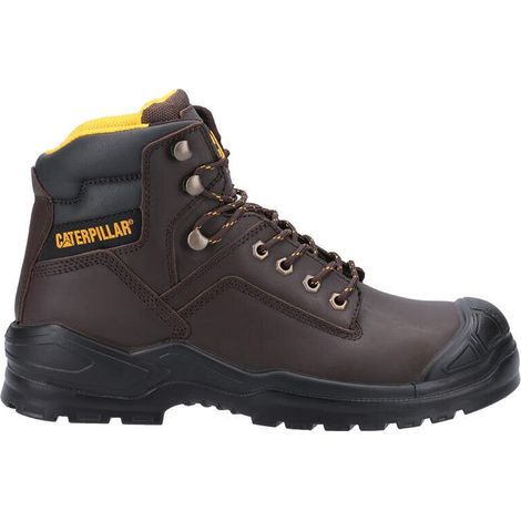 Scarpa antinfortunistica alta Striver Bump, marrone, Caterpillar, taglia 41 CATERPILLAR