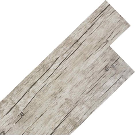 vidaXL Flooring Planks 2.51 m² 18 pcs PVC Oak washed