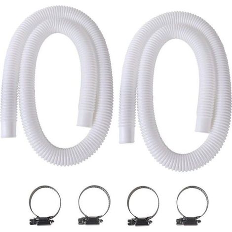 Tuyau de piscine 32 mm, 2 pièces, 150 cm, pour Intex 330 GPH, 530 GPH, 1000 GPH ODIPIE (1/4)