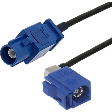 Pigtail Fakra C gni angolo/spina Fakra C RG174 3m