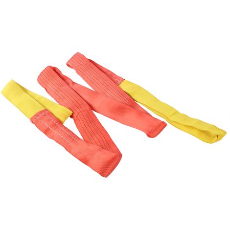 Sangle de levage multicouche en polyester haute résistance de 3 tonnes, élingue sans fin (1/5)
