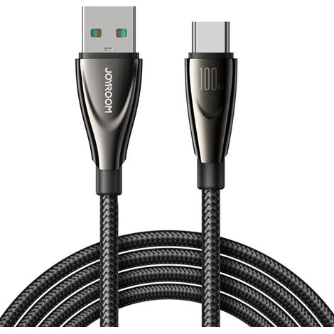 Cable USB a USB C Pioneer de 100 W para Joyroom SA31-AC6 / 100 W / 1,2 m (negro) (1/5)