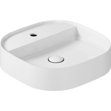 Lavabo Smartb appoggio cm. 45x45 bianco lucido di Ceramica (1/2)