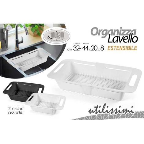 Organizza per Lavello Estensibile 44 x 20 x 8 cm 3 Colori (1/2)