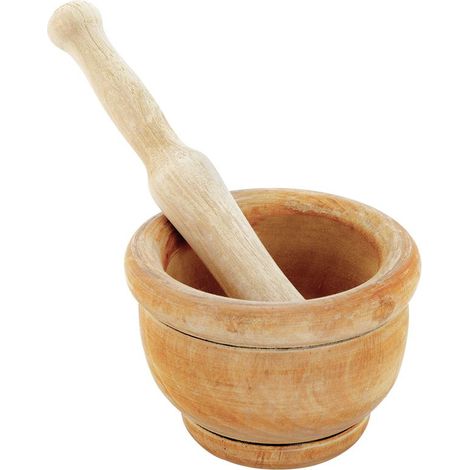 Mortero madera cocina oryx Ø 14 cm (1/3)