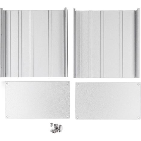 Boîtier de projet en alliage d'aluminium pour jonction électrique, boîtier de refroidissement de protection électronique DIY (1/5)