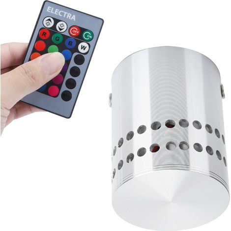 Plafonnier LED Spiral 3W RGB Télécommande Sans Fil Dimmable Lampe Murale AC85-265V
