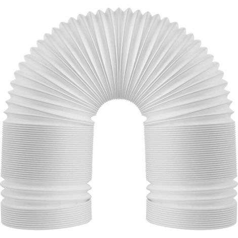 – Tuyau d'évacuation pour climatiseur mobile 150mm – Longueur extensible jusqu'à 200cm – Polypropylène renforcé avec fil d'acier (1/5)