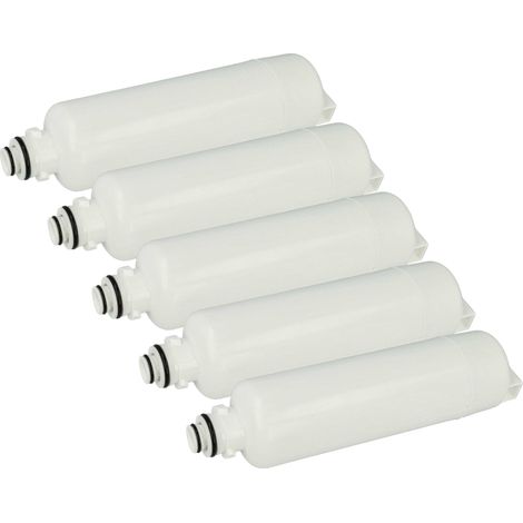 vhbw 5x Fridge Water Filter compatible with Bosch KAD93VBFP/01, KAD93AIEPG/01, KAD93VIFP/01, KAD93VBFPG/01, KAD93VIFPG/01 Refrigerator