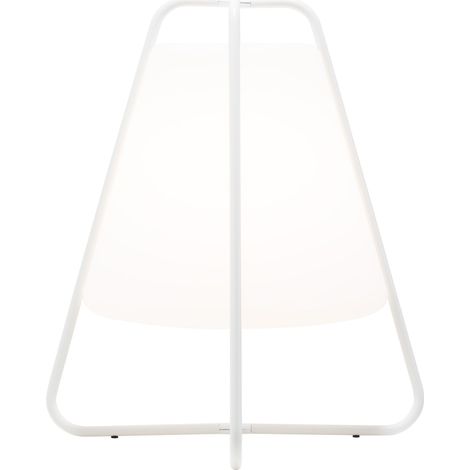 Lampada Led Teepee Zafferano Ricaricabile - Touch, da Interno ed Esterno IP65, Design Moderno Senza Fili Bianca (1/3)
