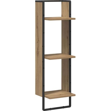 Maison Exclusive - Wandregal Artisan-Eiche 30 x 25 x 100 cm Holzw