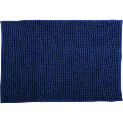 TAPPETO ANTISCIVOLO DA BAGNO CINIGLIA 40X60 CM- Blu- SPIRE- pezzi 1