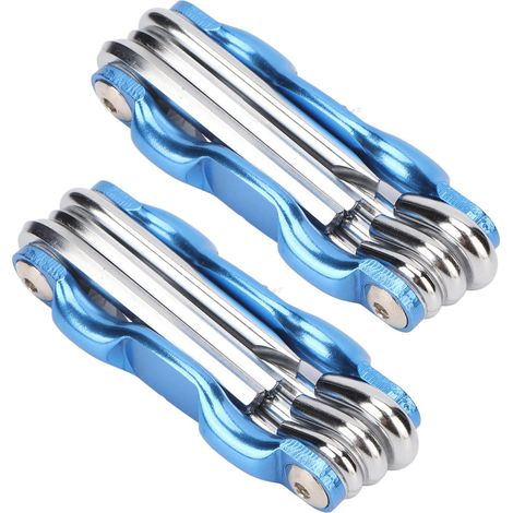 Lot de 2 tournevis pliables, taille portable, kit d'outils de tournevis pliables pour réparation domestique, assemblage et autres applications (1/5)