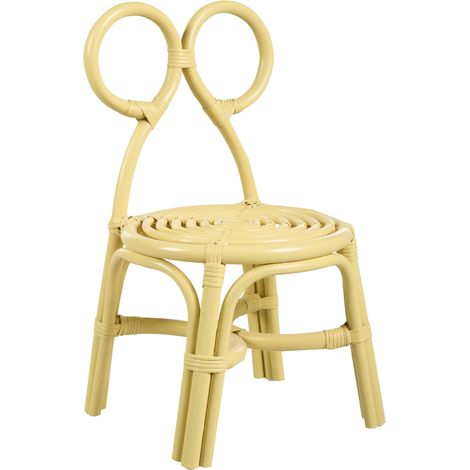 Kindersessel MIRTIA Rattan Gelb (1/5)