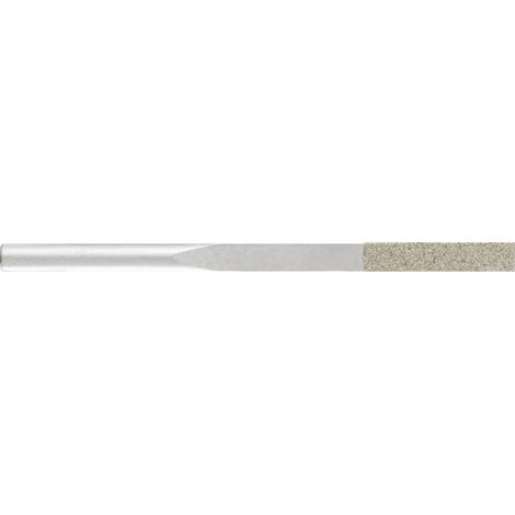PFERD TOOLS Diamantfeile für Handfeilgerät flachkonisch 3,3x1,0x55 mm SchaftØ3 mm D126 (mittel) komplett (1/2)