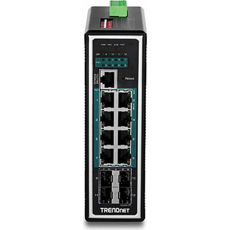 trendnet TI-PG1284i Conmutador Ethernet industrial rápido