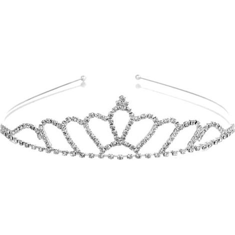Tiara M08 - tiara de cabello plateado Tiara M08 tiara de cabello plateado (1/2)