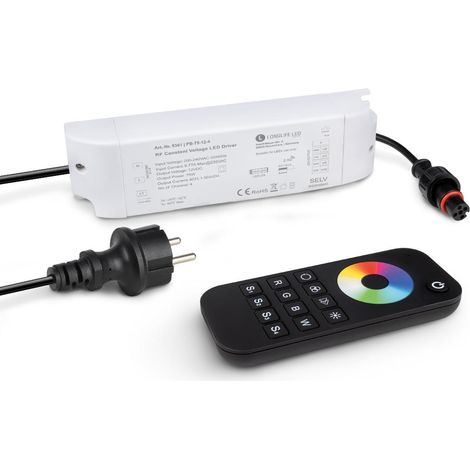 RGBW LED Netzteil BTOS 12V 75W 5-Polig mit SETLINK-Stecksystem inkl. Fernbedienung (1/4)