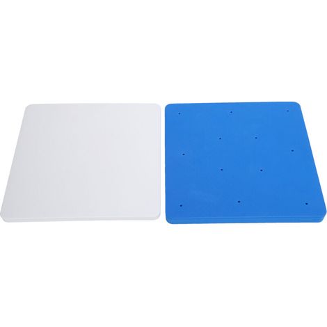 2 Pcs Fondant Mousse Pad, 12 Trous Fondant Gâteau Façonnage Tapis DIY Décoration Modelage Pad Sucre Fleurs Séchage Outil (1/5)