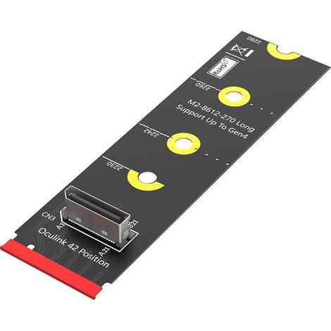 Adaptador Oculink M.2 nvme pcie 4.0 8612 clave M SFF-8611 SFF-8612 (1/4)