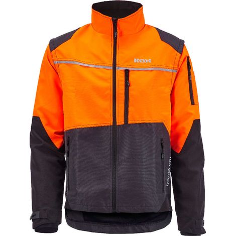 Veste forestière KOX Transform Anthracite/Orange Taille 50/52