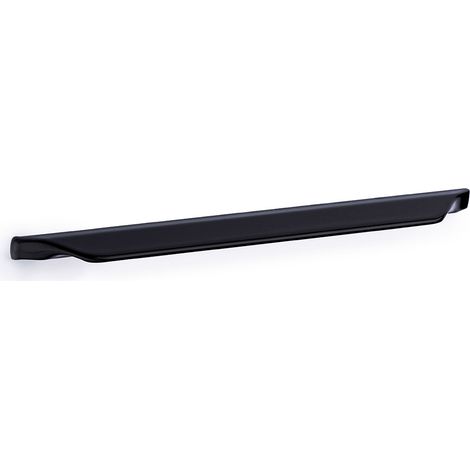 REI – Poignée de meuble en aluminium noir – Dimensions 200x8x20mm – Entraxe 160mm – Système de fixation vissé – Pour meubles contemporains