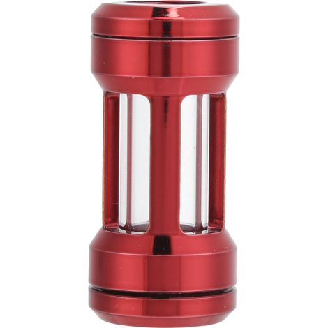 Filtre de refroidissement liquide pour ordinateur, filetage G1/4, raccord de connecteur rouge (1/5)