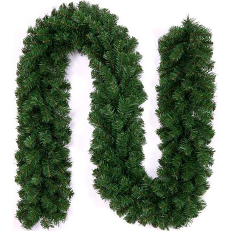 1 pièce Guirlande décorative, PVC vert, flexible, pour intérieur et extérieur, adaptée aux portes, murs, escaliers et fenêtres (1/5)