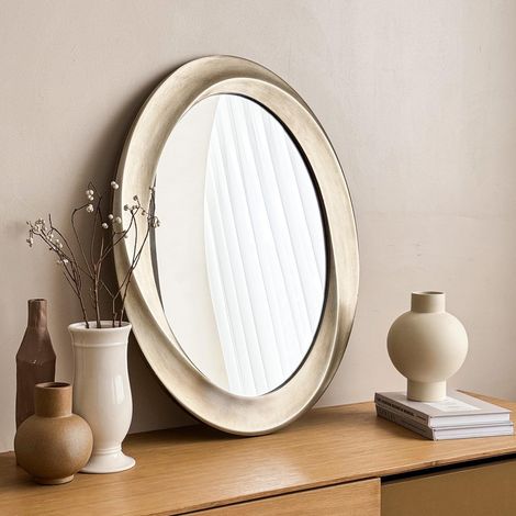 Specchio Vintage da Parete Ingresso Barocco Ovale 60x80cm (1/5)
